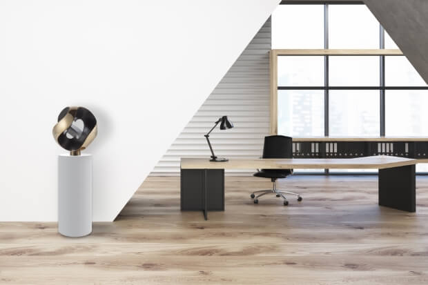 Heart Dark Patina, Polished