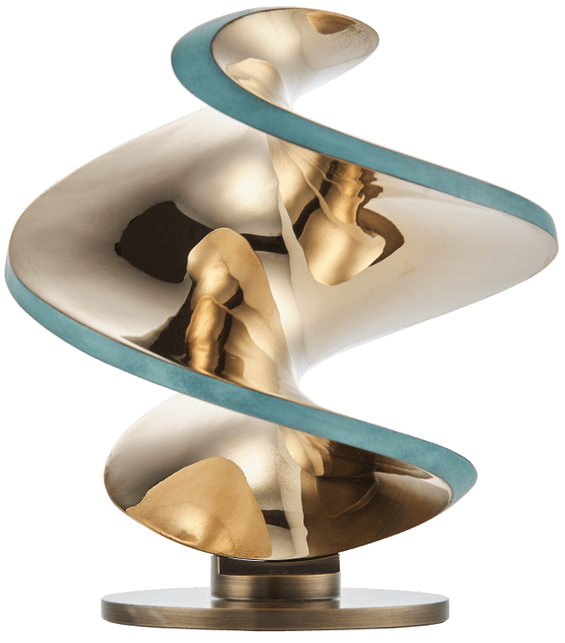 Ballerina Polished, Green Patina, Small