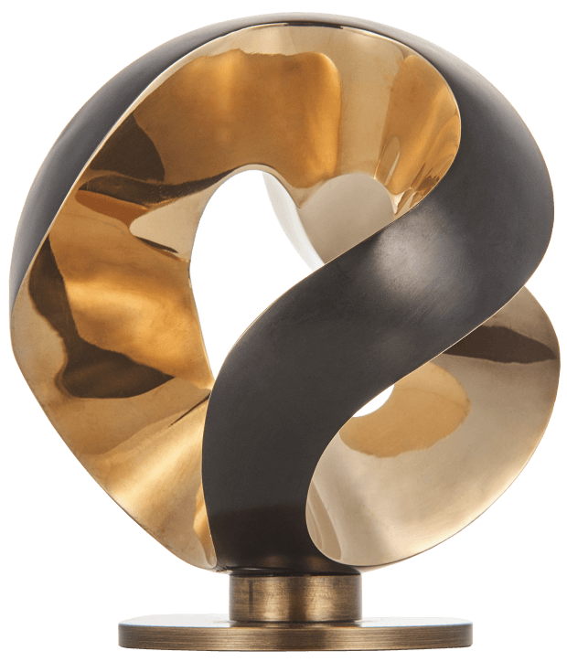 Heart Polished, Dark Patina, Small