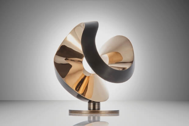 Aqua One Polished, Dark Patina