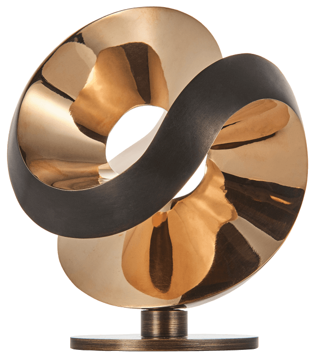 Aqua One Polished, Dark Patina, Small