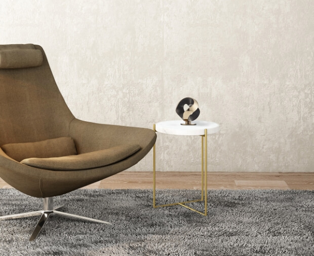 Heart Dark Patina, Polished, Small